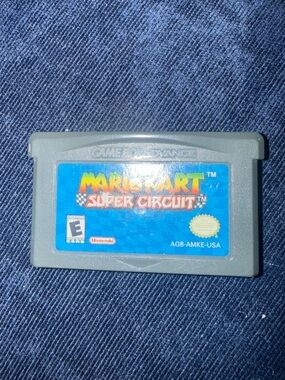 Mario Kart Super Circuit GBA Game Boy Advance Authentic Tested Works